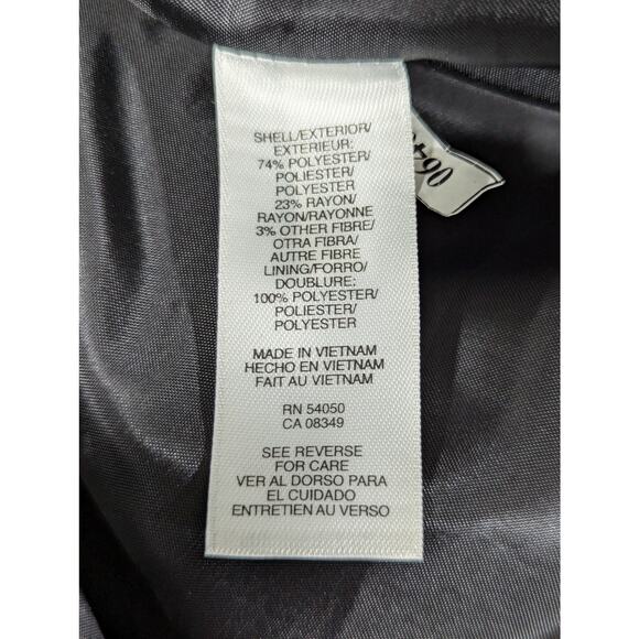 NWOT! SUIT STUDIO, NEW YORK! SILVER/GRAY W/BLACK PENCIL SKIRT SUIT SET! SZ 8 - Picture 12 of 13